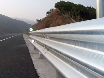 Hot Rolled Coil Galvanized Steel Guardrail For Motorway Guardrail System
