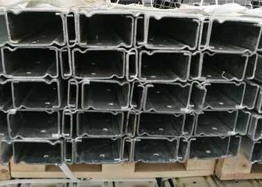 Perfis de aço laminados resistentes de Corrision, canal galvanizado do mergulho quente C
