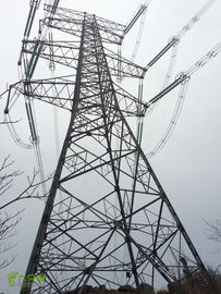 Torre firme da transmissão de energia da estrutura com força mecânica excelente
